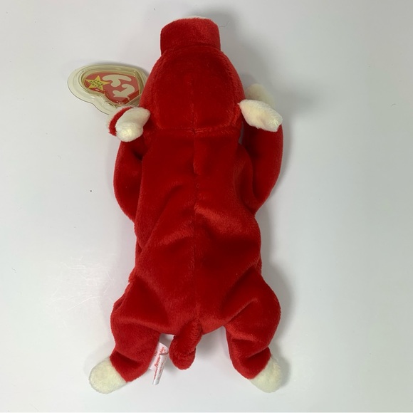 Ty Beanie Baby Red Bull Snort Plush Toy NWT - Picture 9 of 9